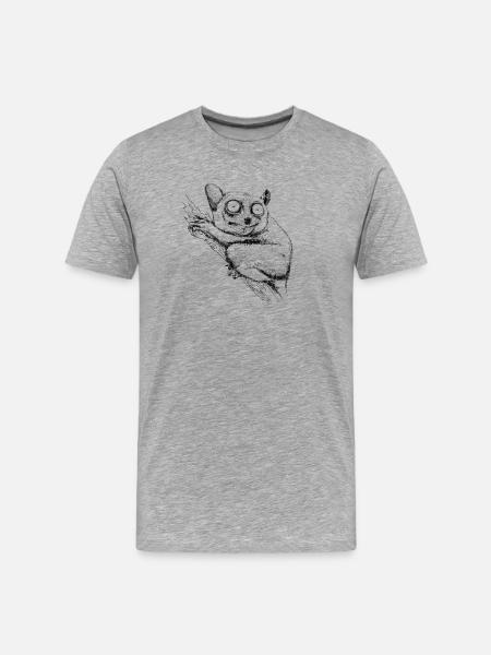 Tarsier - T-shirt bio Premium Homme - gris chiné