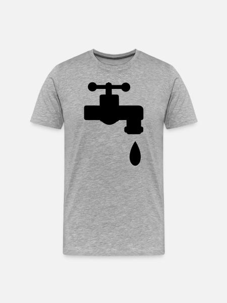 robinet - T-shirt bio Premium Homme - gris chiné