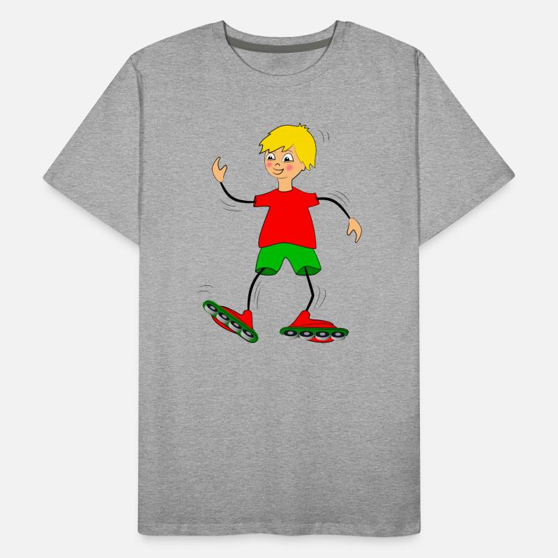 inline skating Men's Premium Organic T-Shirt