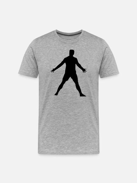 Cristiano pose - T-shirt bio Premium Homme - gris chiné