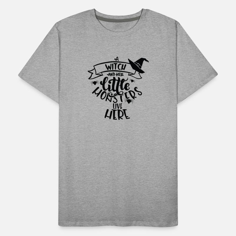 Chapeau de sorcière en rotation T-shirt bio Premium Homme