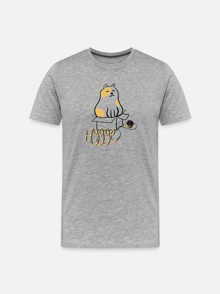 hygge - T-shirt bio Premium Homme - gris chiné