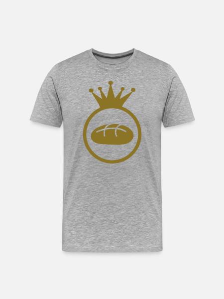 Baker / Bakery / Bäckerei / Boulanger / Bread - Men's Premium Organic T-Shirt - heather grey