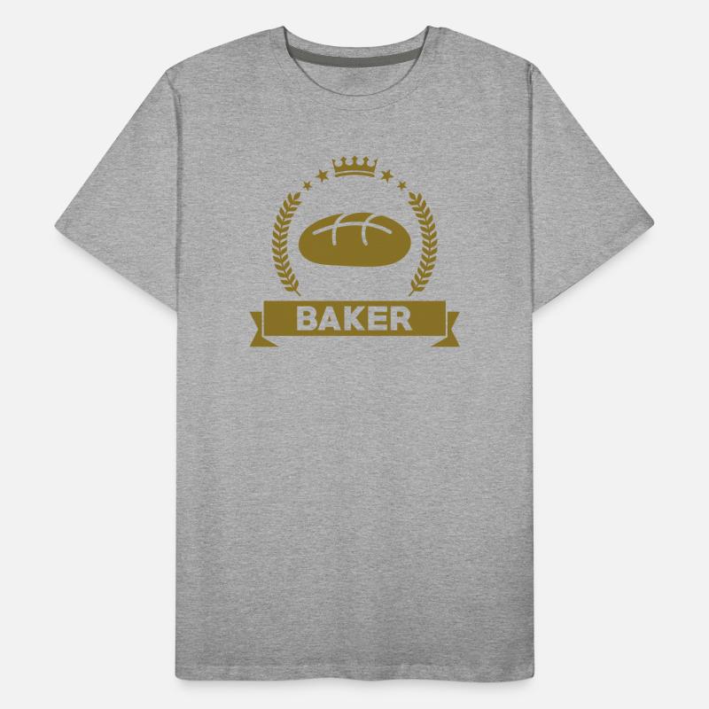 Baker / Bakery / Bäckerei / Boulanger / Bread Men's Premium Organic T-Shirt