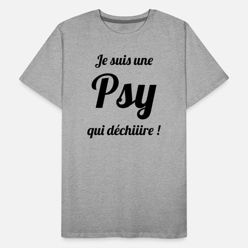 Psychoanalysis Psychoanalytiker Psychanalyse Men's Premium Organic T-Shirt