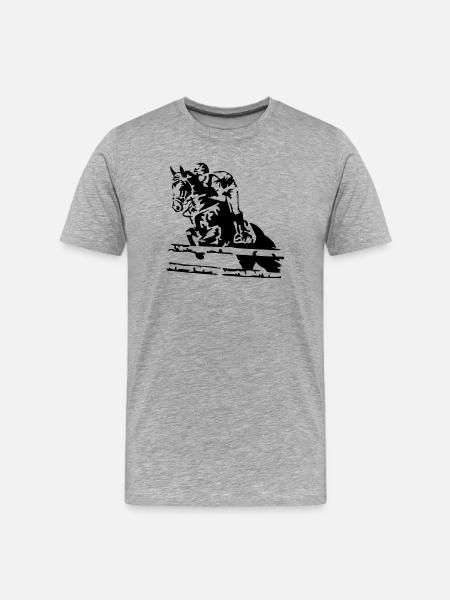 ride - Men's Premium Organic T-Shirt - heather grey