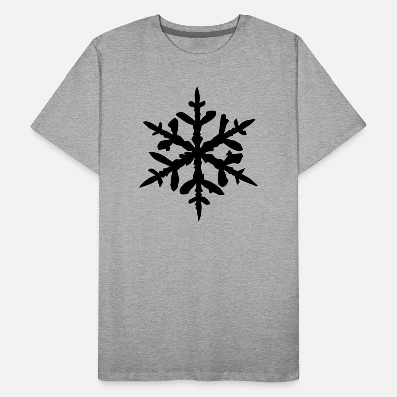 Snowflake Men's Premium Organic T-Shirt