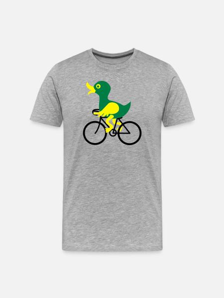 bike - Men's Premium Organic T-Shirt - heather grey