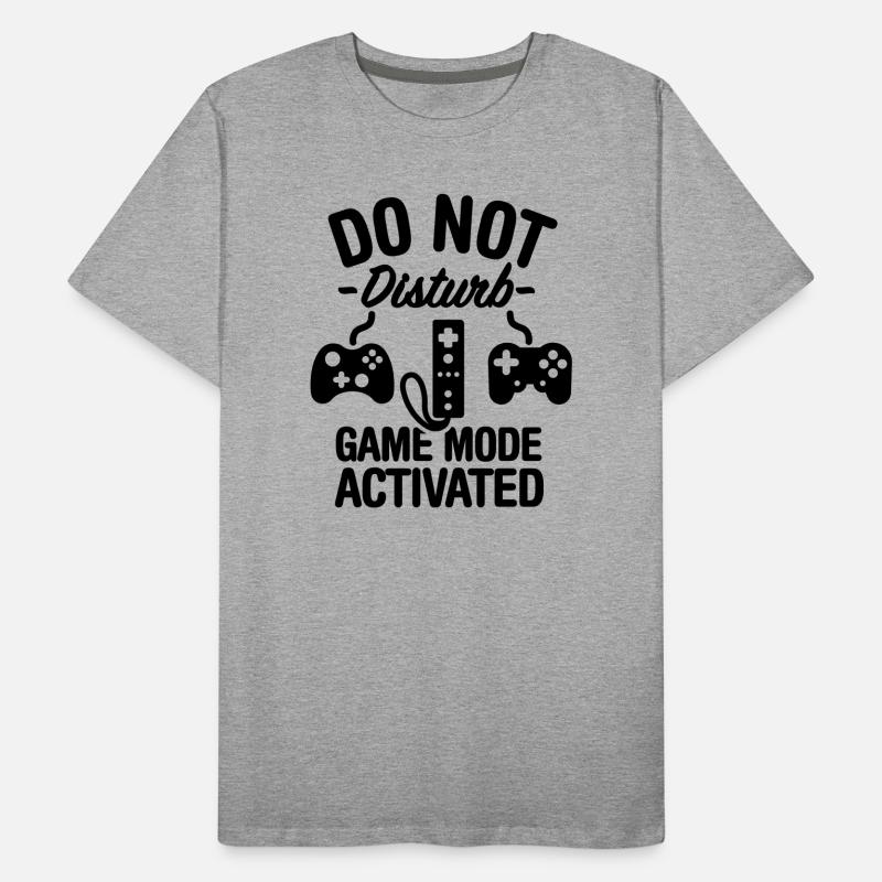 Do not disturb game mode activated T-shirt bio Premium Homme