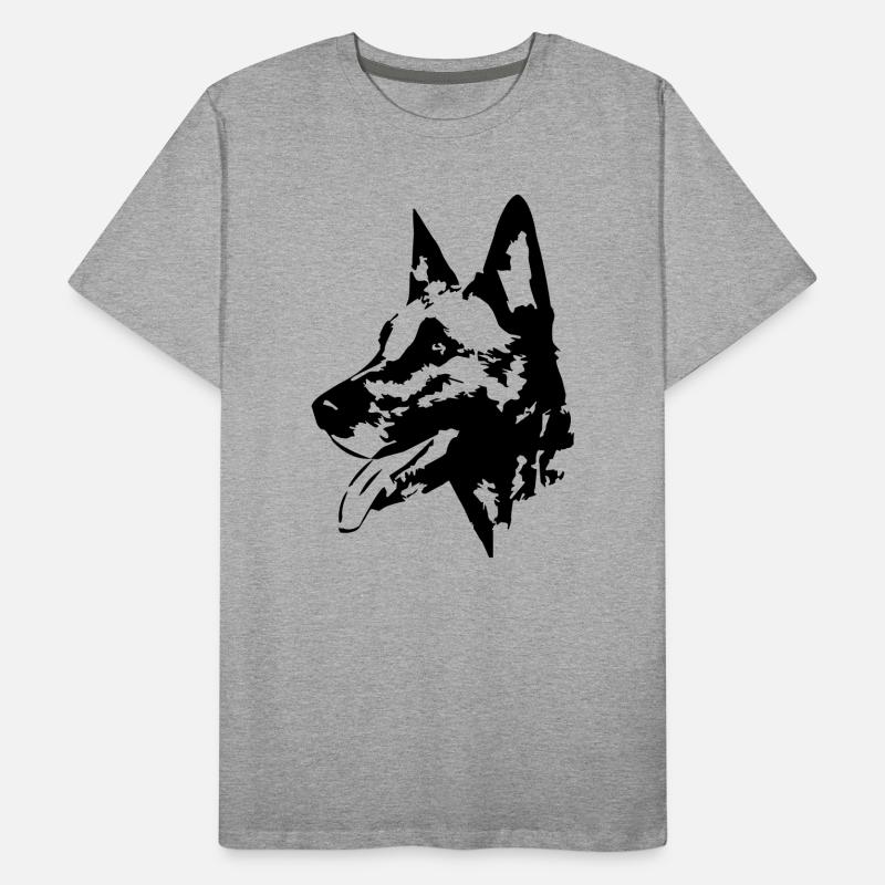 Tête malinoise T-shirt bio Premium Homme