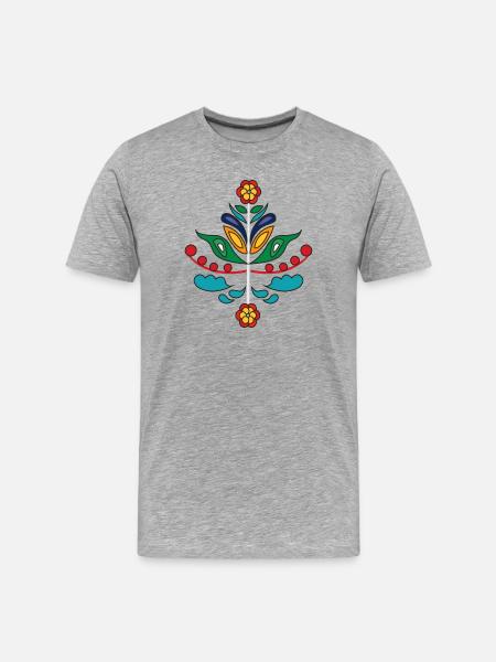 Kurbits en couleur - T-shirt bio Premium Homme - gris chiné