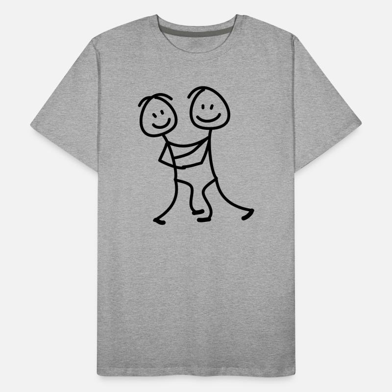 dancing Men's Premium Organic T-Shirt