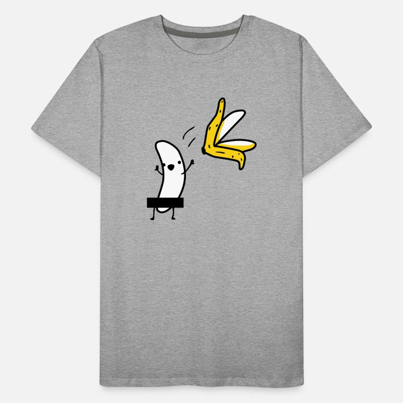 Striptease Banane Männer Premium Bio T-Shirt