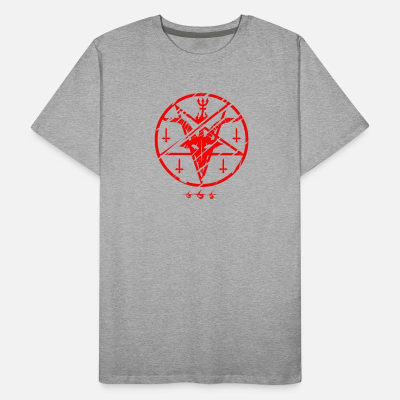 Croix de Baphomet T-shirt bio Premium Homme