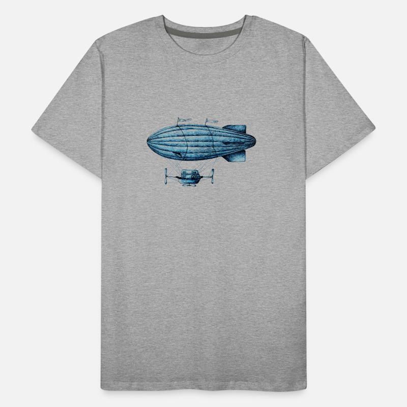 Blue Star Zeppelin Men's Premium Organic T-Shirt