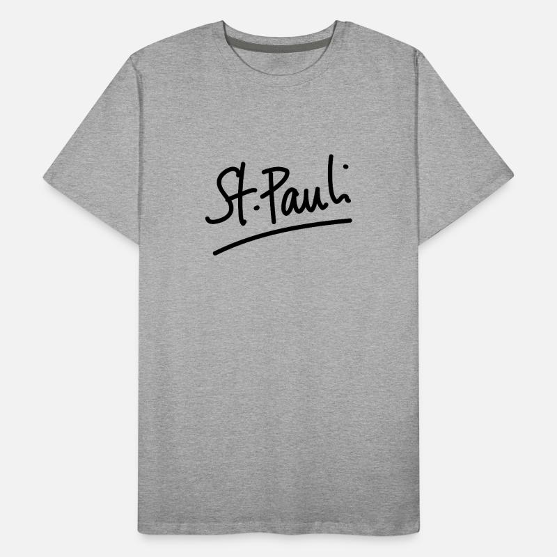 St. Pauli - écriture T-shirt bio Premium Homme