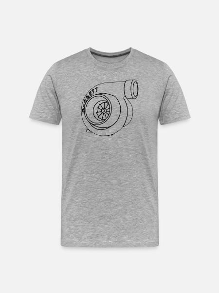 Turbo33 - Men's Premium Organic T-Shirt - heather grey