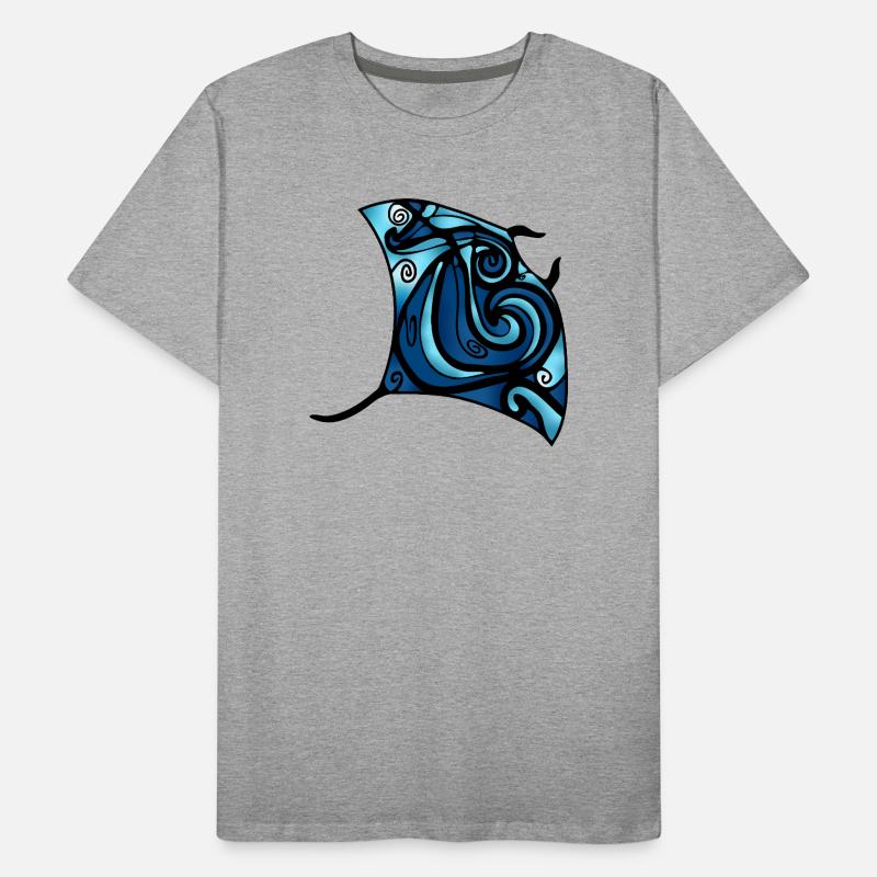 Bunter Rochen Männer Premium Bio T-Shirt