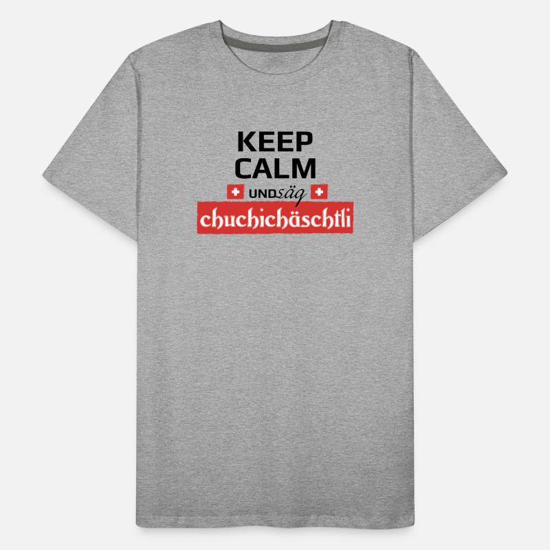 Säg Chuchichästli Männer Premium Bio T-Shirt