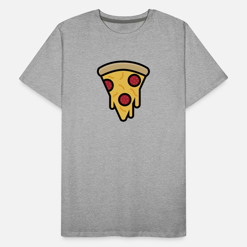 Tranche de pizza T-shirt bio Premium Homme