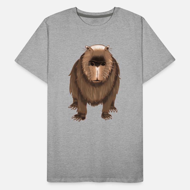 Capybara rigolo T-shirt bio Premium Homme