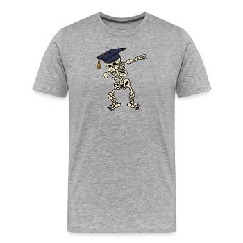 Matura Dab Graduation from high school Abi Dabbing - Men's Premium Organic T-Shirt - heather grey - Front - Damien (186cm)