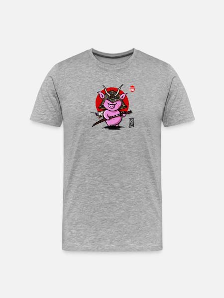 BeVegeOr ... Quitte - Männer Premium Bio T-Shirt - Grau meliert