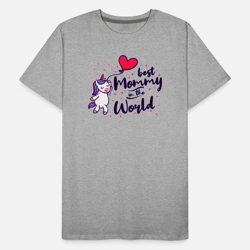 Beste Mama Mutter Muttertag Alles Gute Supermama Männer Premium Bio T-Shirt