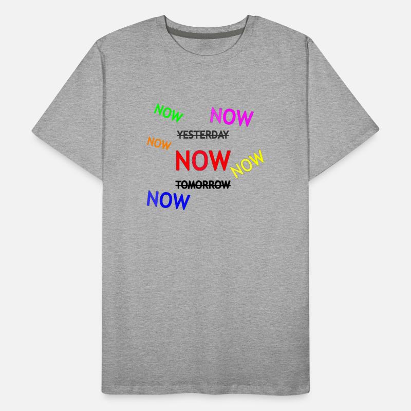 Illustration de texte de rappel dynamique T-shirt bio Premium Homme