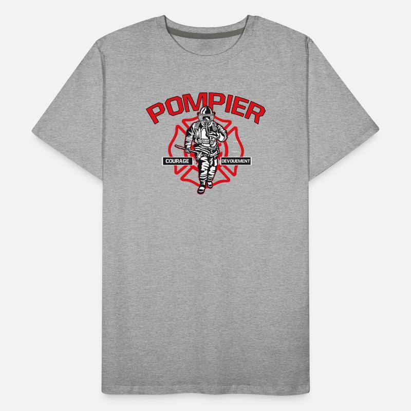 FIREFIGHTER Mut Engagement Männer Premium Bio T-Shirt