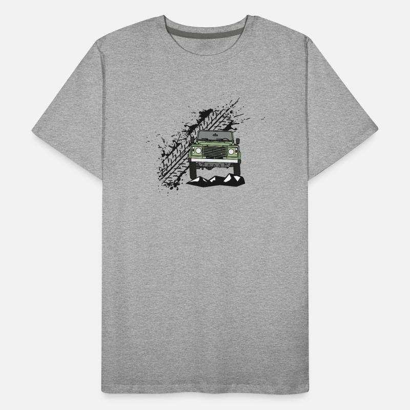 Defender Splash Front T-shirt bio Premium Homme