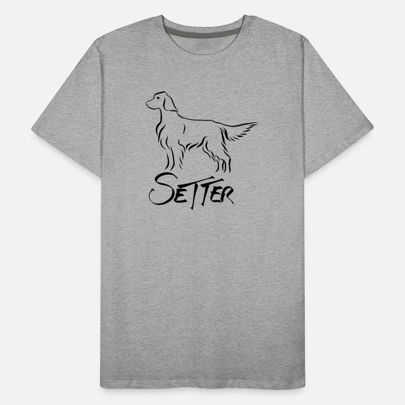 Setter debout T-shirt bio Premium Homme