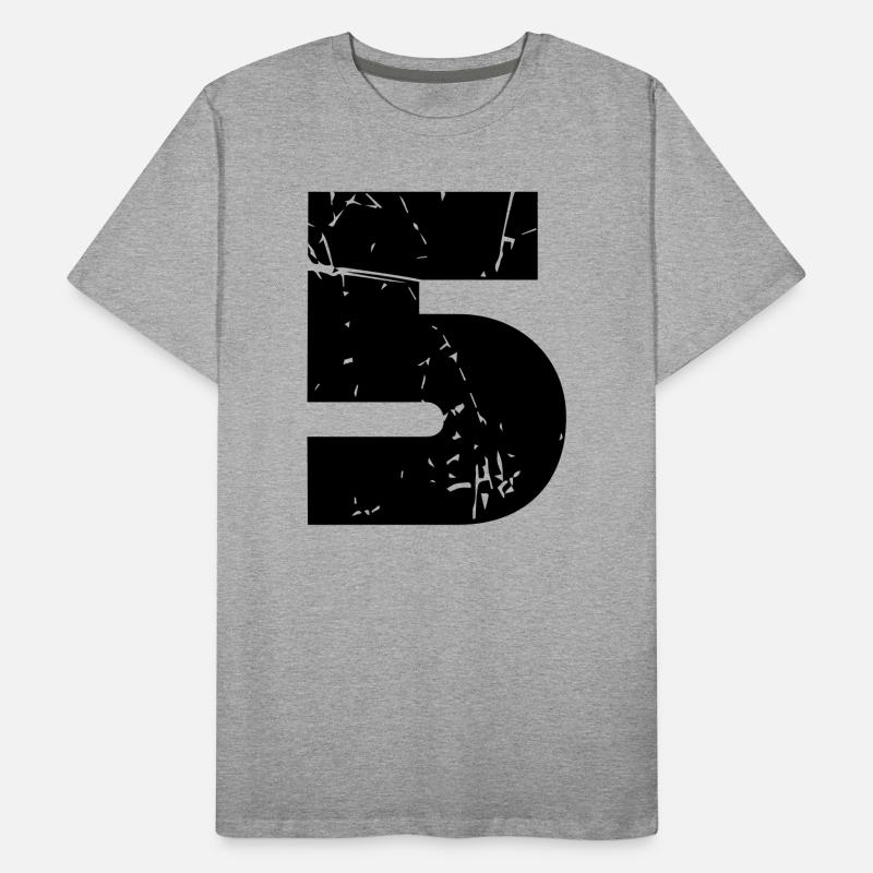 5 T-shirt bio Premium Homme