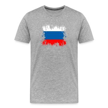 Slovénie - Slovénie - T-shirt bio Premium Homme - gris chiné - Devant - Damien (186cm)