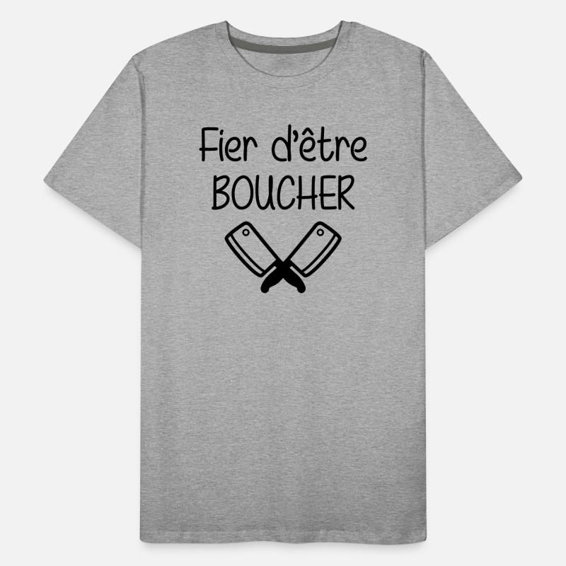 Fier d'être boucher T-shirt bio Premium Homme