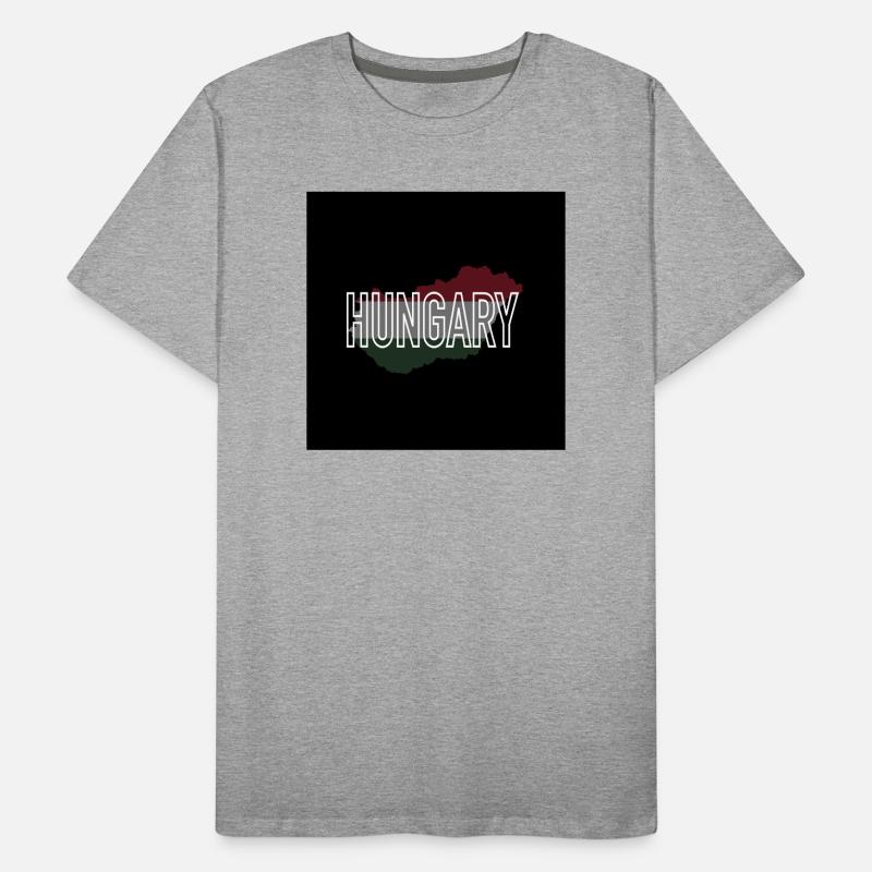 Ungarn Männer Premium Bio T-Shirt