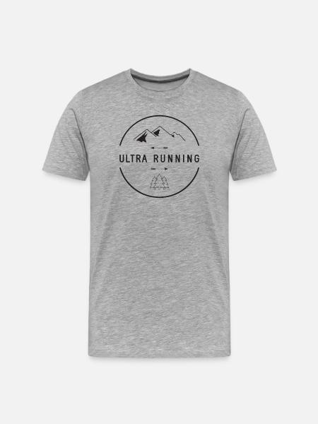 Ultra Running - T-shirt bio Premium Homme - gris chiné