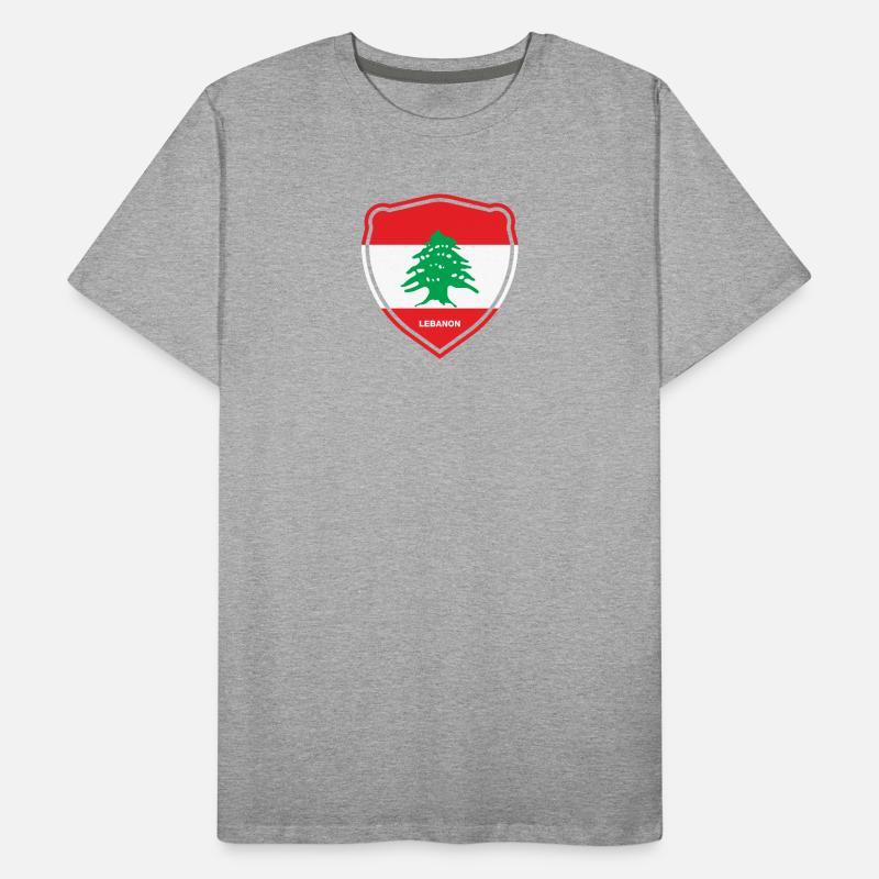Libanon Beirut Libanese Libanesin Libanesisch LBN Männer Premium Bio T-Shirt