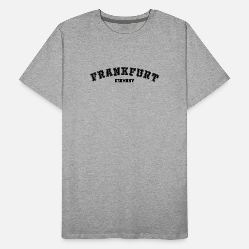 Frankfurt Germany Männer Premium Bio T-Shirt
