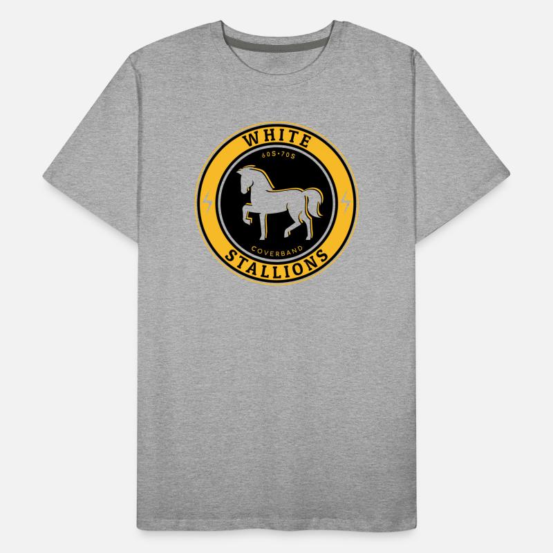 Étalons blancs T-shirt bio Premium Homme