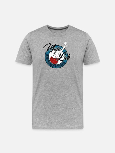 mojolab guitar - Men's Premium Organic T-Shirt - heather grey