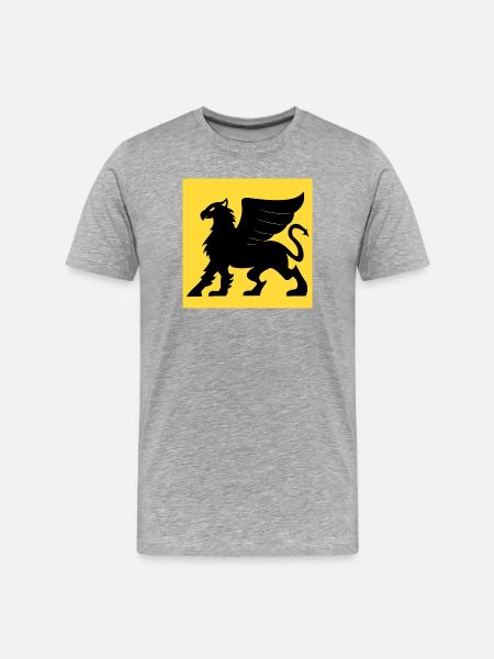 Griffin, Tartaria - Men's Premium Organic T-Shirt - heather grey
