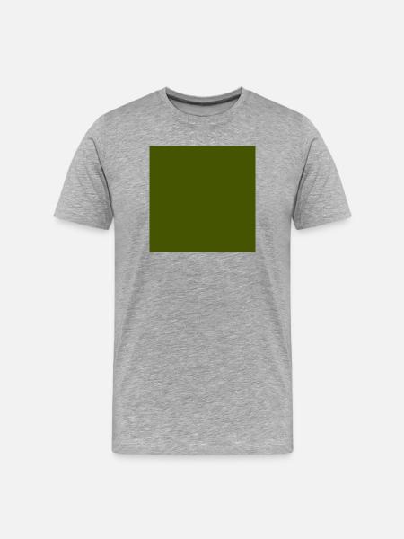 green background texture template personalize - Men's Premium Organic T-Shirt - heather grey