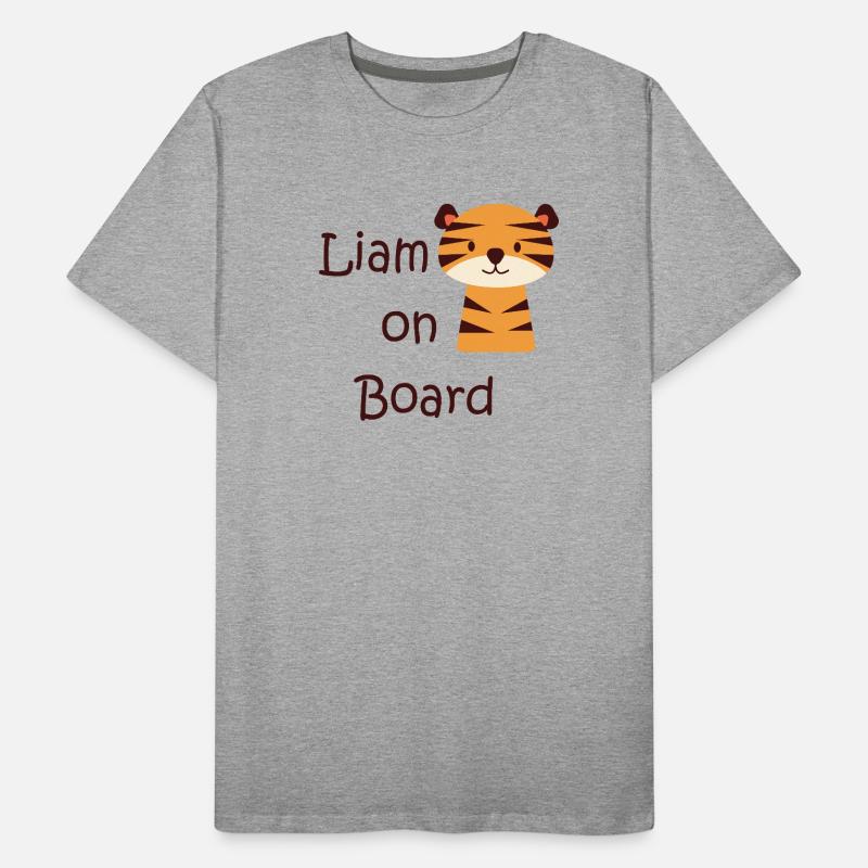 Liam on board Men's Premium Organic T-Shirt