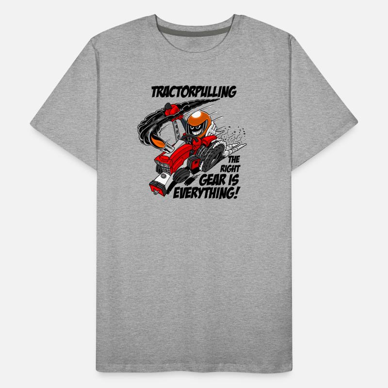 0966 tractor pulling Men's Premium Organic T-Shirt