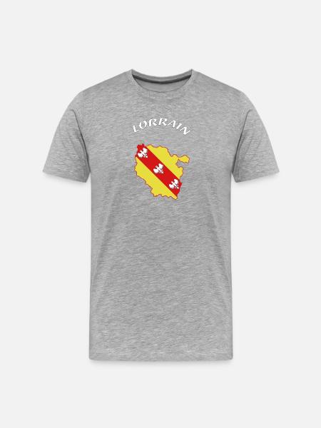 lorrain - T-shirt bio Premium Homme - gris chiné