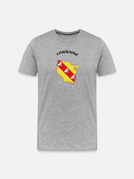Lorraine - Men's Premium Organic T-Shirt - heather grey