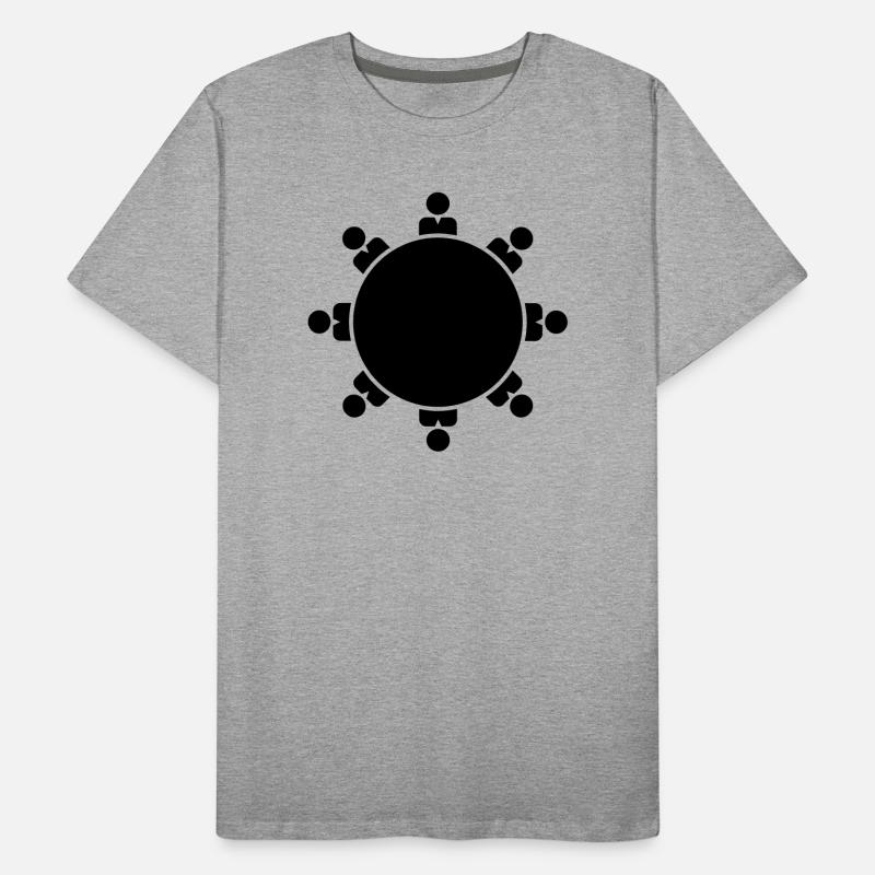 round table Men's Premium Organic T-Shirt