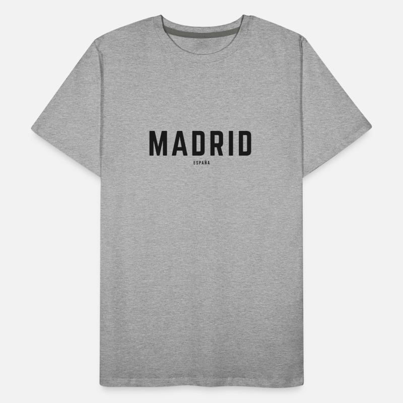 Madrid Spain Men's Premium Organic T-Shirt