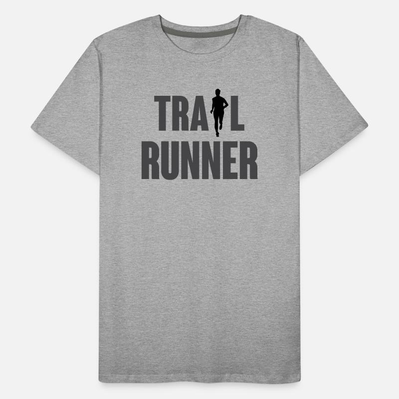 Trail Runner Men's Premium Organic T-Shirt